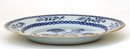 19C Chinese Export Blue & White Plate Flower