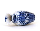 Meiji Japanese Blue & White Imari Scallop Vase