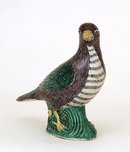 Old Chinese Export Famille Verte Porcelain Bird