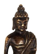 19C Chinese Tibetan Bronze Mini Seated Buddha