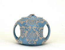 Old Japanese Nippon Moriage Humidor Tea Caddy