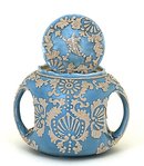 Old Japanese Nippon Moriage Humidor Tea Caddy