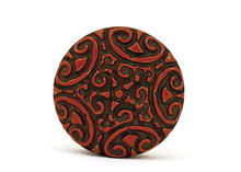 Old Japanese Cinnabar Lacquer Kogo Incense Box