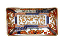 5 Japanese Imari Porcelain Rect. Chicken Plate