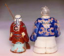 Old Japanese Kutani Imari Old Man & Wife