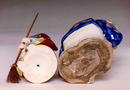 Old Japanese Kutani Imari Old Man & Wife