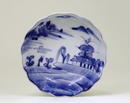 Old Japanese Blue & White Imari Kutani Plate
