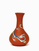 Old Japanese Tokoname Satsuma Dragon Vase Sg