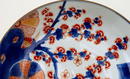 Old Japanese Imari Kutani Plate w Plum Blossom