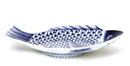 Old Japanese Blue & White Imari Fish Plate