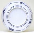 5 Old Japanese Blue & White Imari Plate w Scene