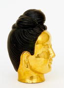 Japanese Kutani Imari Buddha Quan Yin Head Mk