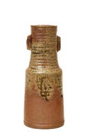 Old Japanese Bizen Ware Pottery Vase