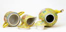 3 Old Chinese Famille Rose Dragon Teaset Teapot