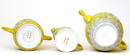 3 Old Chinese Famille Rose Dragon Teaset Teapot