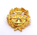 WWII USN Navy Anchor Sterling Silver Sweetheart Pin