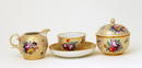 5 Vintage German Nymphenburg Foral Tea Set Mk