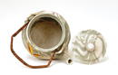 Old Japanese Banko Marble Teapot Maple Leaf Sg