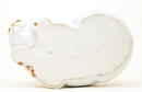 Lg Japanese Kutani Sleeping Cat Neko