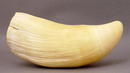 Vintage Eskimo Whale Tooth Scrimshaw