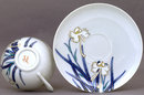 Old Japanese Koyoto Imari Studio Cup & Saucer Mk