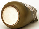 Lg Old Japanese Satuma Moriage Dragon Vase