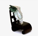 Chinese Jade Nephrite Cabbage & Grasshopper