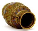 Old Japanese Bronze Champleve Vase