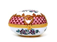 Vintage Hand Painted Limoges Style Ashruy Box