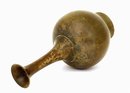 Old Japanese Bronze Vase Olive Patina