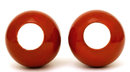 2 Chinese Red Glaze Procelain Gourd Sh Vase