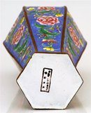 Old Chinese Export Enamel Cloisonne Vase w