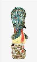 Old Chinese Export Famille Rose Peacock Bird