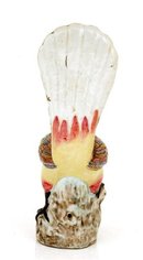 Old Chinese Export Famille Rose Peacock Bird