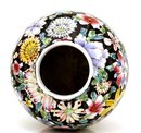 Old Chinese Famille Rose Verte Mille Fleur Vase