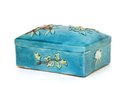 Chinese Export Famille Rose Turquoise Flower