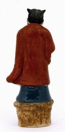 Old Chinese Famille Rose 8 Immortal God Figurine Mk
