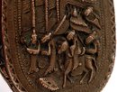 19th Century Chinese Bronze Opium Box Case w Figure