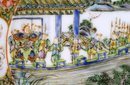 Old Chinese Export Famille Rose Medallion Plate