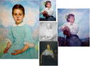 Portrait of a young girl by Abel Warshawsky