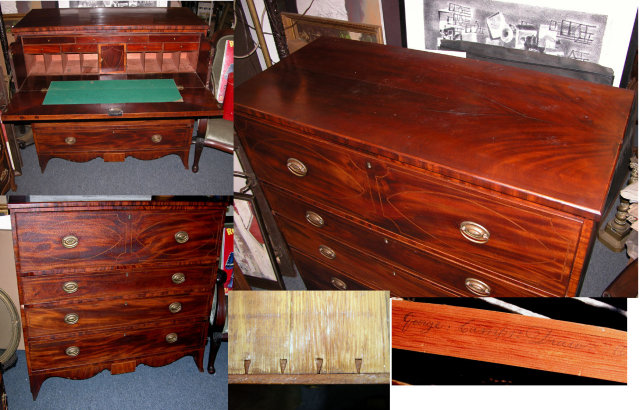 Hepplewhite Butlers Dresser/Desk