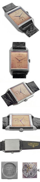 DECO STYLE LONGINES VINTAGE 40'S MEN'S WATCH