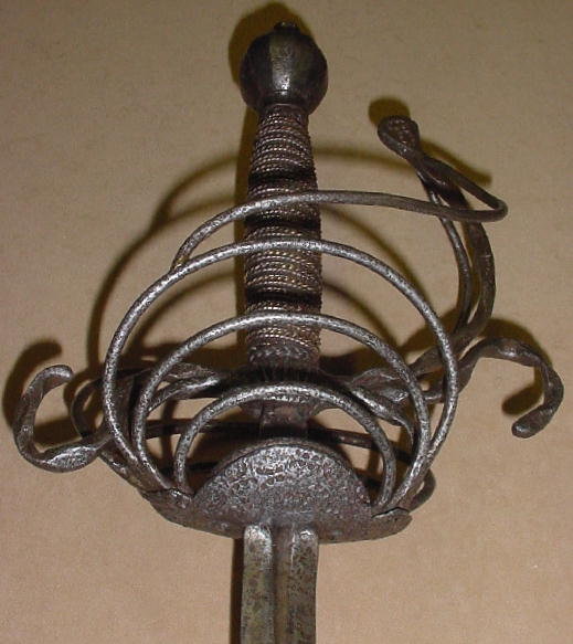 Fine Italian 4-ring Rapier, ca. 1620