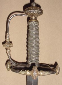 Fine Gilt Dutch Rapier, ca. 1650