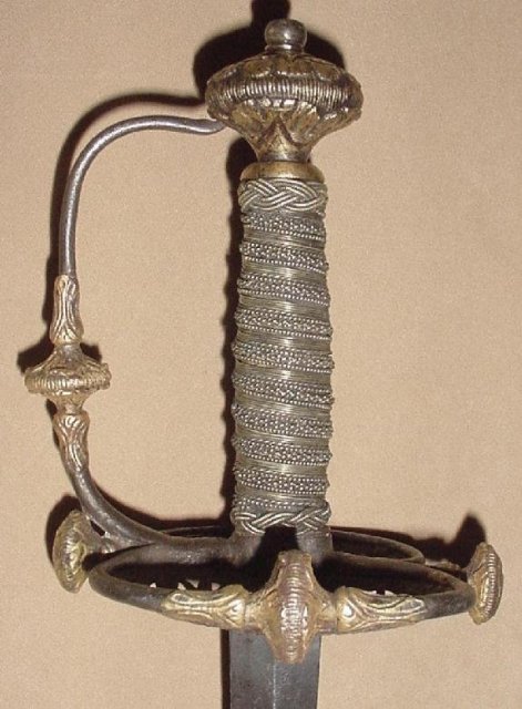 Fine Gilt Dutch Rapier, ca. 1650