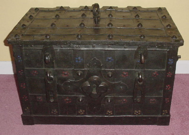 German Nurnberg Chest, 17th C