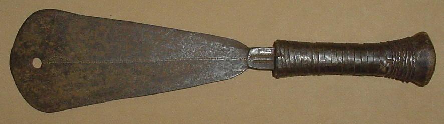 Central African Yakoma Club Knife, 19th C