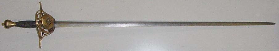 Gilded Pappenheimer Rapier, ca. 1630