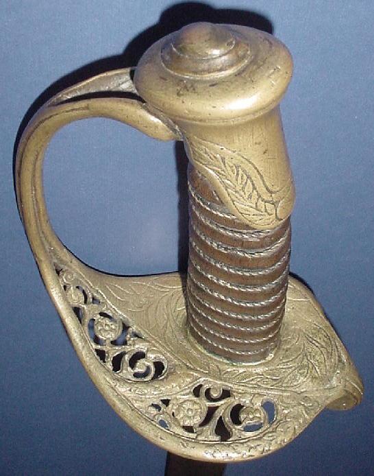 Confederate Foot Officer’s Sword, Likely by Leech & Rigdon