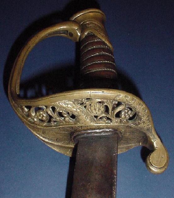Confederate Foot Officer’s Sword, Likely by Leech & Rigdon